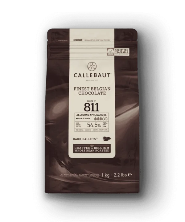 811 Dark Chocolate 54.4% Cacao 2.5kg