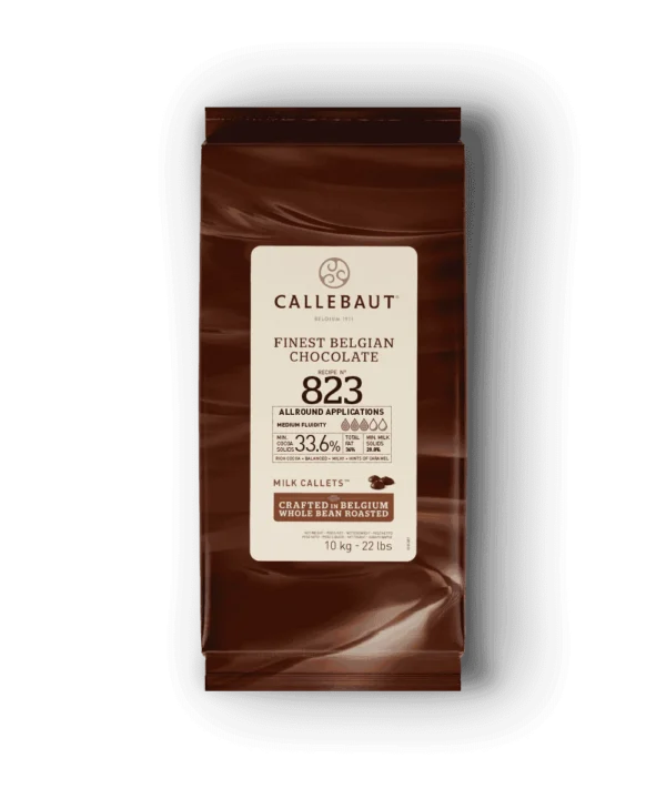 823 Milk Chocolate 33.6% Cacao 10kg