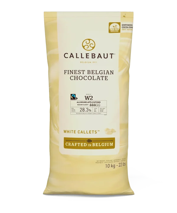W2 White Chocolate 28% Cacao 10kg