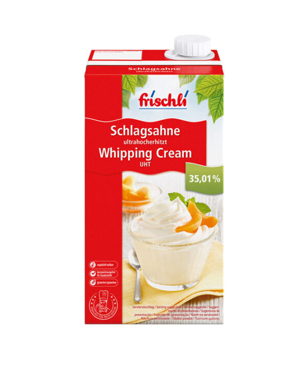 Whipping Cream 35.01% Fat 1L