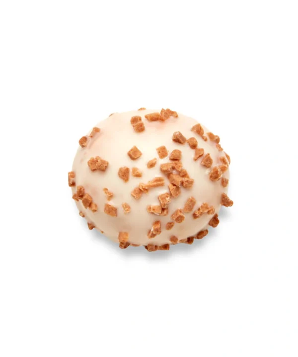 White Popdots Caramel